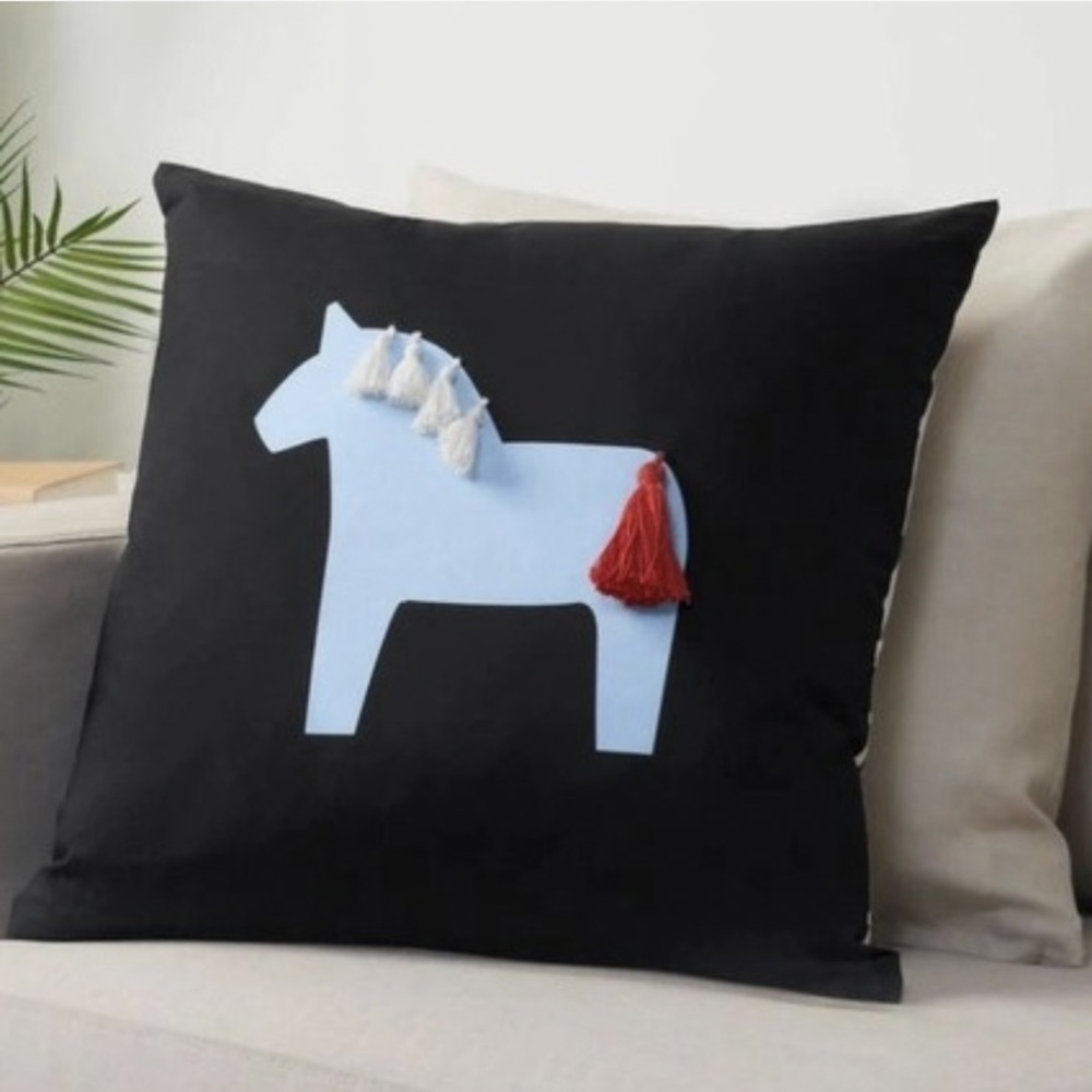 IKEA HÄSTHAGE Swedish Dala Horse Collection Pillow
